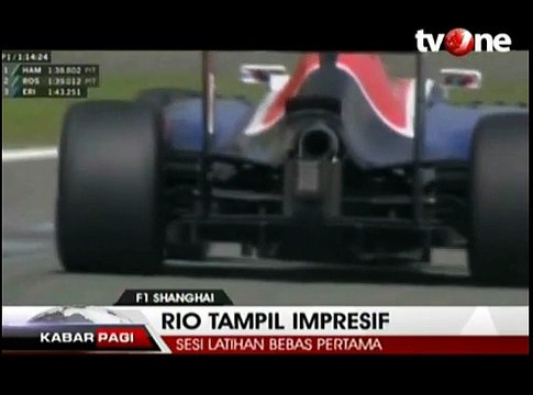 Rio Haryanto Awali Peruntungannya di GP China