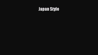 Read Japan Style Ebook
