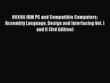 [Read book] 80X86 IBM PC and Compatible Computers: Assembly Language Design and Interfacing
