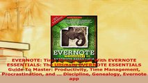 PDF  EVERNOTE Time Management With EVERNOTE ESSENTIALS The Ultimate EVERNOTE ESSENTIALS Guide  Read Online