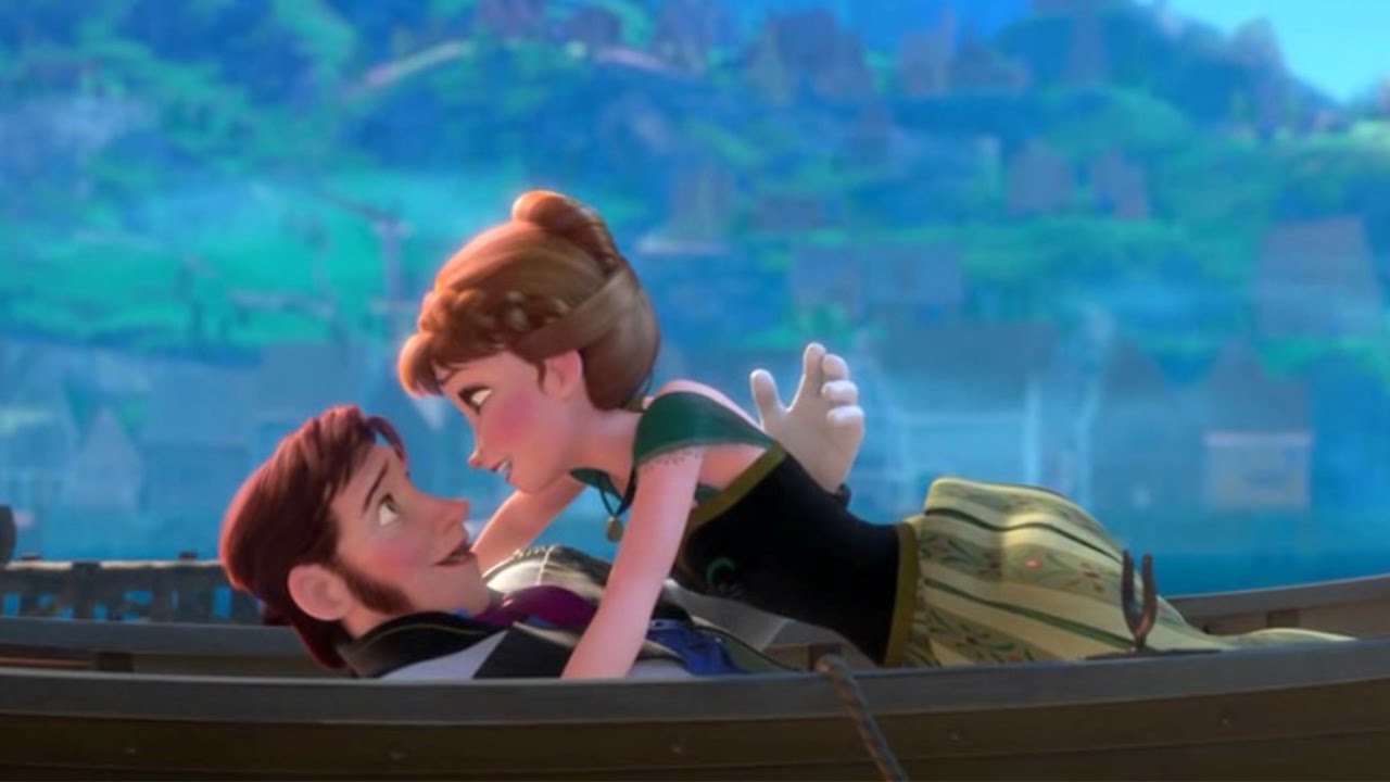 Фрагменты мультфильма "Холодное сердце" с перемоткой назад. Эльза Анна "Frozen"