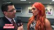 Becky Lynch calls out Emma: Raw Fallout, April 11, 2016
