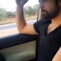 Exclusive Footage- Ahmed Shahzad Driving His Own Car