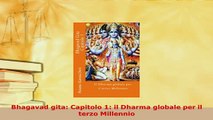 PDF  Bhagavad gita Capitolo 1 il Dharma globale per il terzo Millennio  EBook
