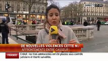 Nuit debout: Nouveaux affrontements violents toute la nuit à Paris entre manifestants et CRS