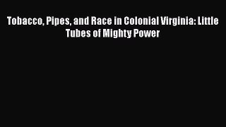 Read Tobacco Pipes and Race in Colonial Virginia: Little Tubes of Mighty Power Ebook