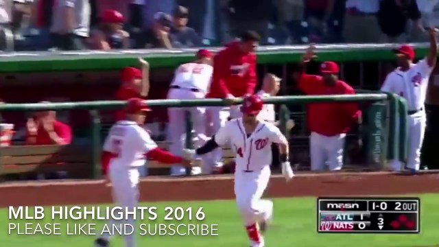 Atlanta Braves @ Washington Nationals (MLB Season 2016) April 14, 2016 HIGHLIGHTS