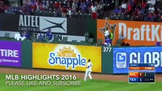 Baltimore Orioles @ Texas Rangers (MLB Season 2016) April 14, 2016 HIGHLIGHTS