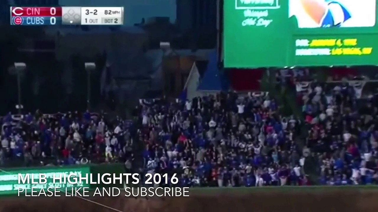 Cincinnati Reds @ Chicago Cubs (MLB Season 2016) April 14, 2016 HIGHLIGHTS