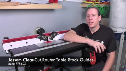 Infinity Cutting Tools - Jessem Clear Cut Router Table Stock Guides