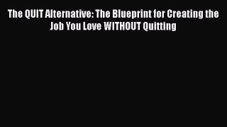 [Read book] The QUIT Alternative: The Blueprint for Creating the Job You Love WITHOUT Quitting
