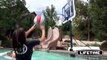 1306 Lifetime Clear Backboard Pool Basketball Hoop