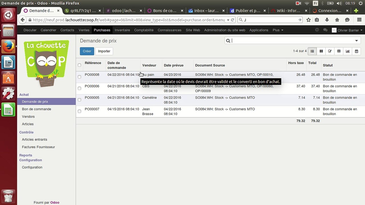 LCC - processus achat