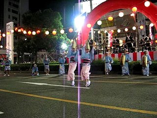 Japanese famous traditional summer dance festival "Awa-odori"2011.8.15