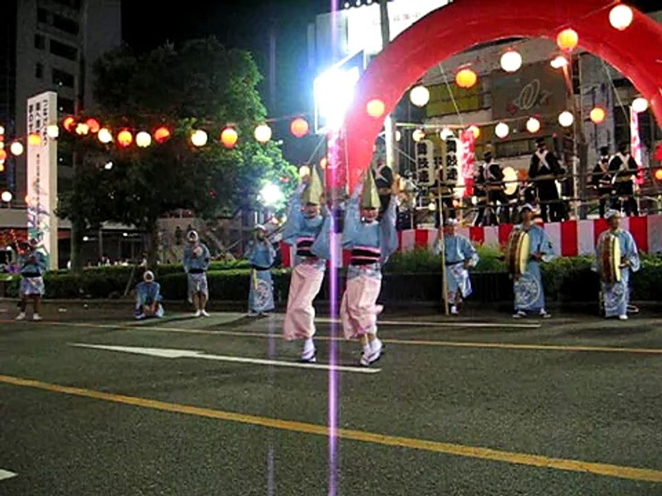 Japanese famous traditional summer dance festival "Awa-odori"2011.8.15