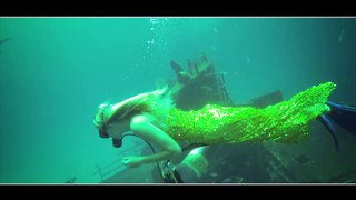 Underwater Fashion Shoot with Sharks