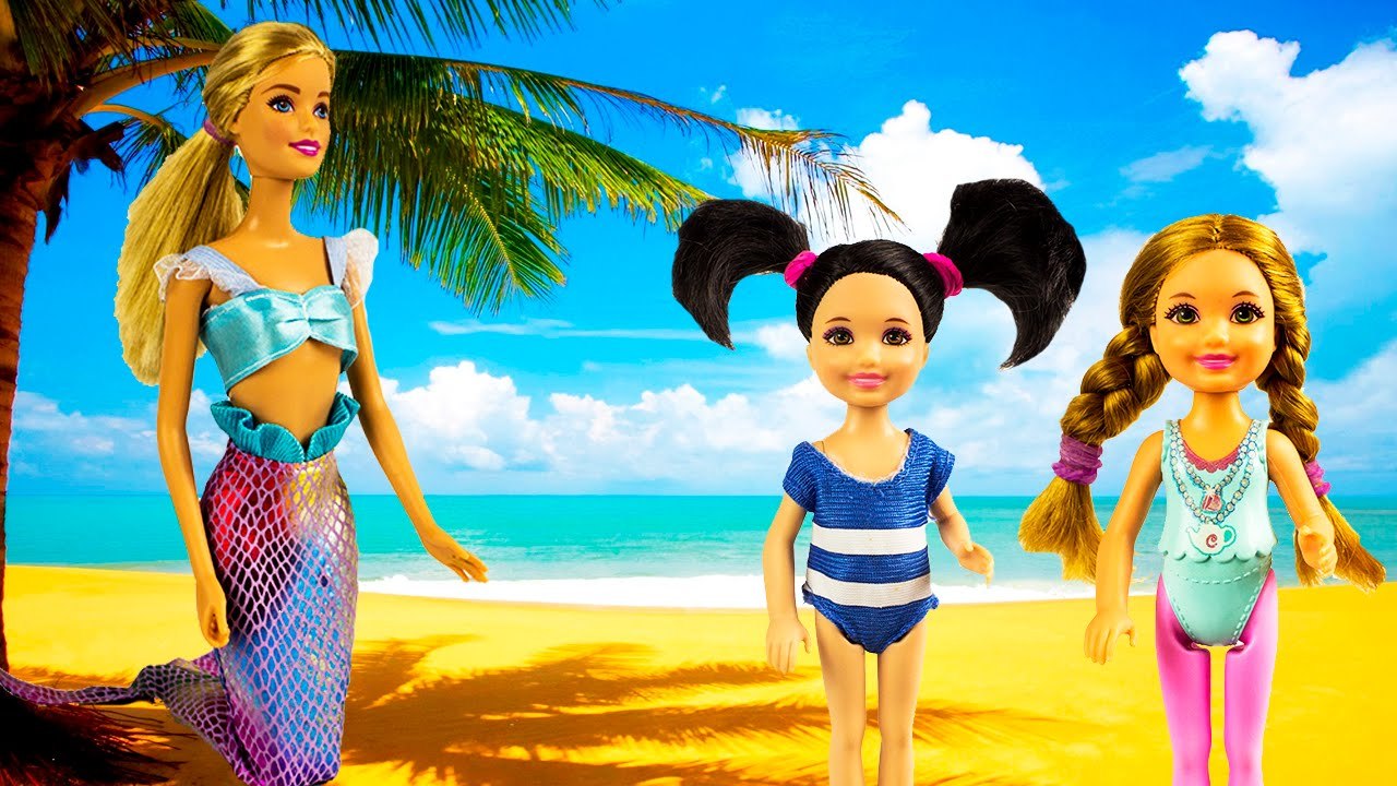 Куклы Барби Русалка Поездка на море 1 серия мультик с игрушками игры для девочек