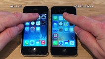 iPhone 4S iOS 7.1.2 vs iOS 9.3 Beta 5 / Public Beta 5 Build #13E5225a Speed Comparison