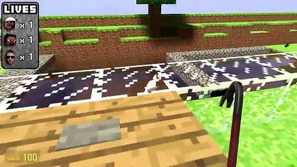 Gmod Deathrun Funny Moments - Minecraft Edition! (Knowledge)
