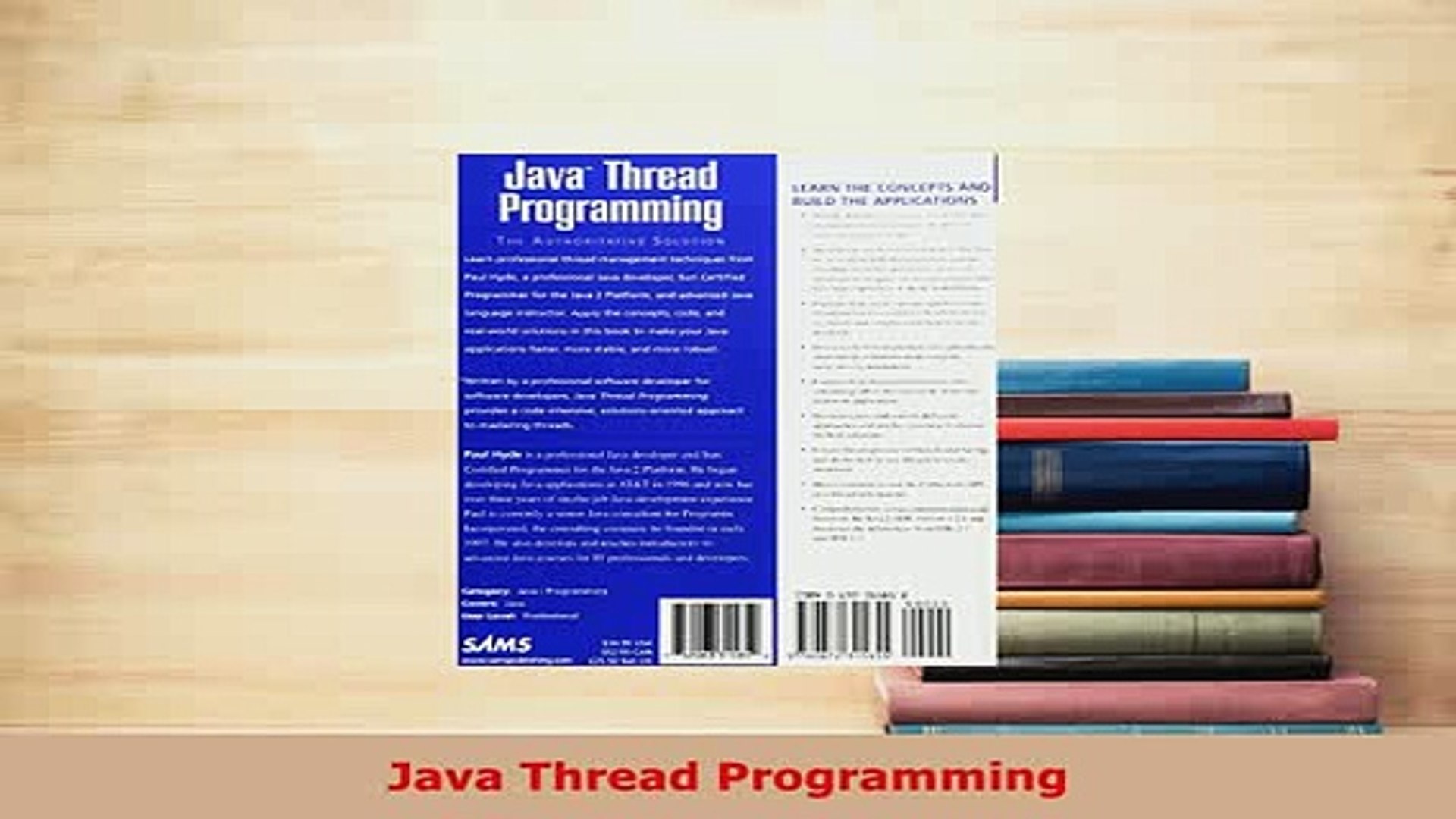 PDF  Java Thread Programming Read Full Ebook