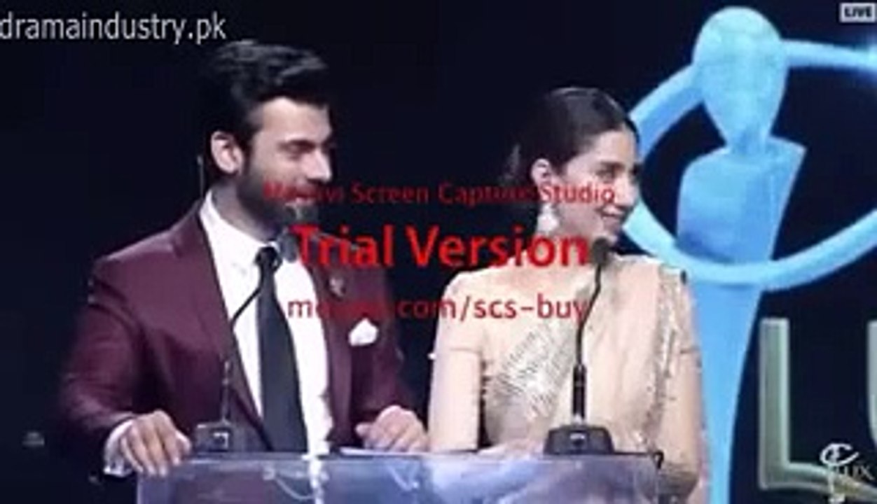 Actress Meera Got angry on Fawad Khan in Lux Style Awards 2015