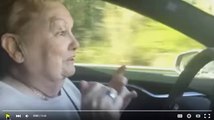Grandma Freaks Out Self Driving Tesla -You Will Laugh