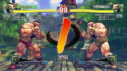 Ultra Street Fighter IV battle: Zangief vs Zangief