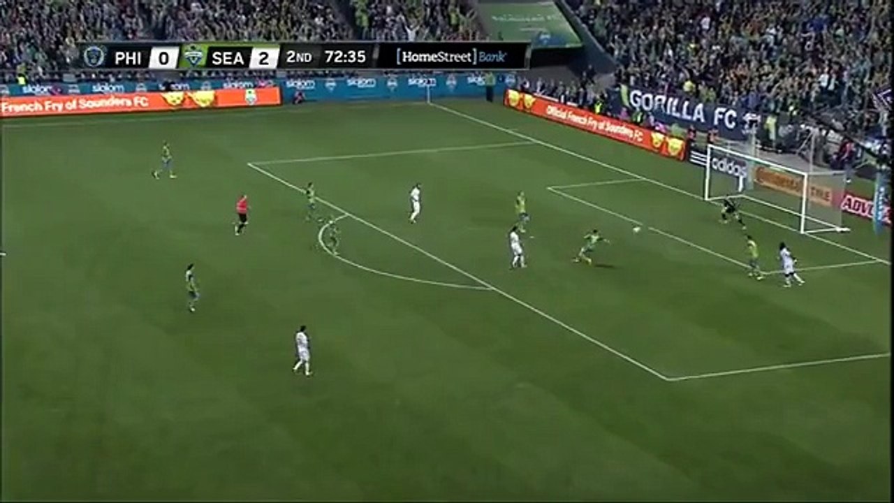 Sebastien Le Toux Goal HD - Seattle Sounders FC 2-1 Philadelphia Union - 16-04-2016 MLS