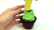 Play Doh Cupcakes Recipe How to make Cupcakes Playdough Mint Chocolate Ice Cream Recipe Part 2