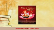 Download  Upanishads in Daily Life  Read Online