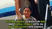 Sushma Swaraj leaves for Iran and Russia, China’s veto on Masood Azhar tops agenda