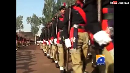 Passing out parade of 1122 police officers held in Multan - 30 March 2016
