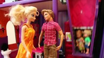 Frozen Elsa Barbie Haunted Monster Manor Dollhouse with Frozen Kids and Spiderman by DisneyCarToys