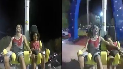 Ce papa ne peut s'empêcher de rigoler quand sa fille fait un malaise