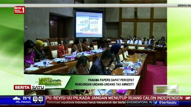 DPR Menilai Panama Papers Mempercepat Pembahasan RUU Tax Amnesty