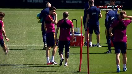 DIRECTO - Entrenamiento del FC Barcelona previo al partido con el Valencia CF (160)