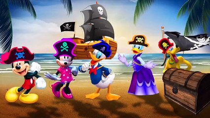 Mickey Mouse Clubhouse Pirate Adventure Finger Family Song!