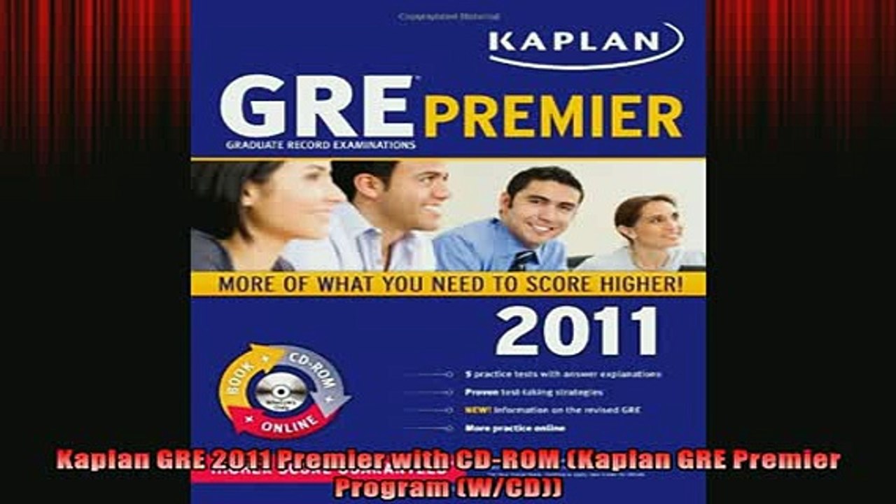FREE DOWNLOAD  Kaplan GRE 2011 Premier with CDROM Kaplan GRE Premier Program WCD  FREE BOOOK ONLINE