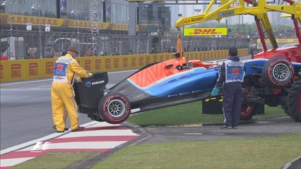 L'accident de Pascal Wehrlein - Grand Prix de Chine