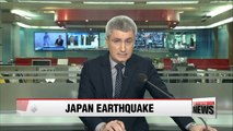 No Korean casualties reported in Japan quakes: official
