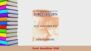 Download  Just Another Kid Ebook Free