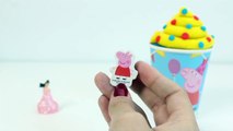 Peppa Pig Ice Cream Surprise Toys Play Doh Rainbow Ice Cream Juguetes de Peppa Pig Toy Videos Part 5