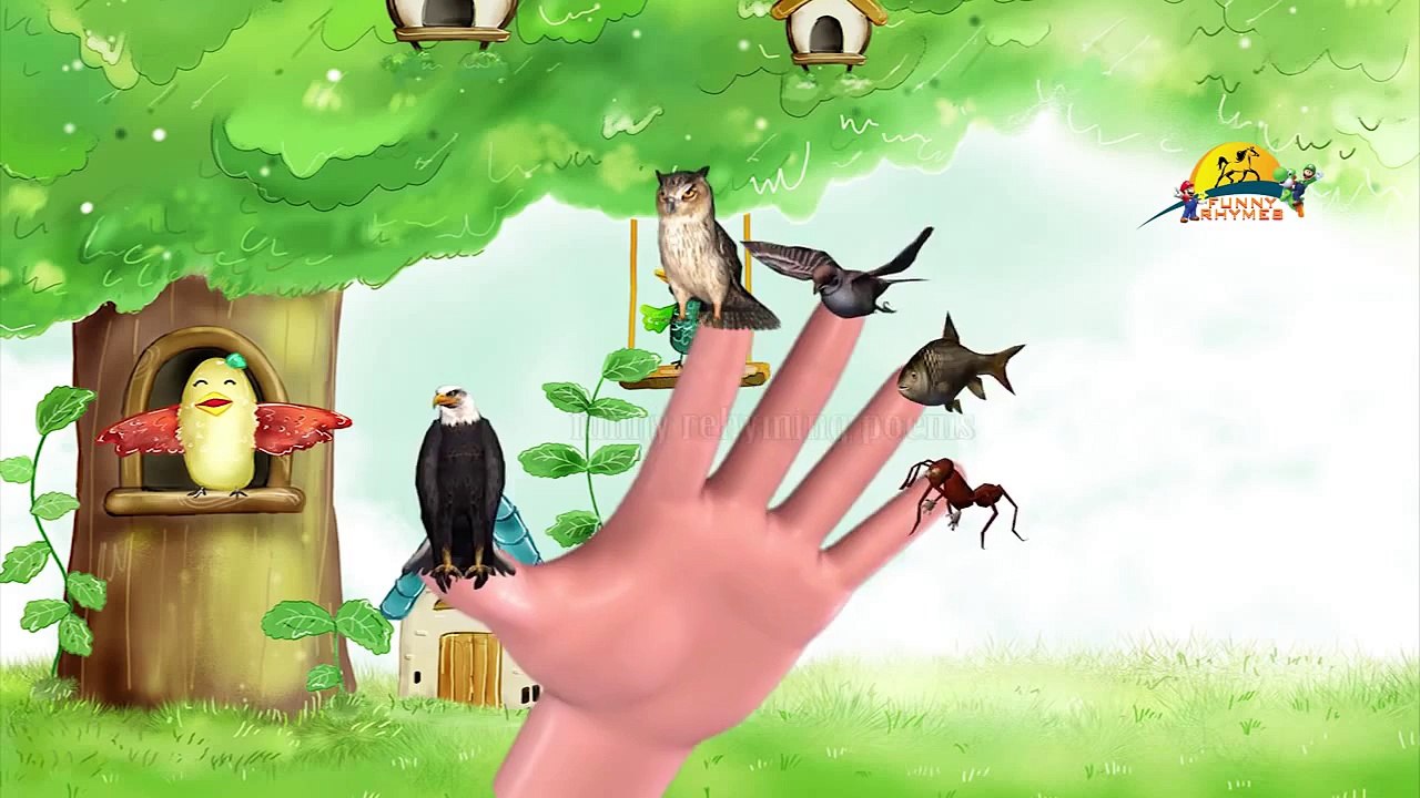 Five Finger Family 3d rhyme for nursery children | Finger family latest song