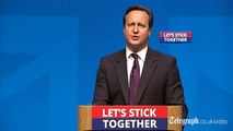 David Cameron delivered an impassioned plea to save the union