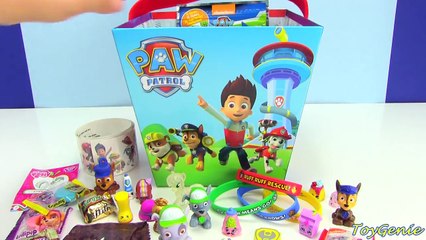 Paw Patrol and Shopkins Surprises in a Bucket