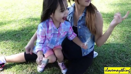 Thomas the Train Whistle + A Train Ride and Playtime w  Hulyan & Maya