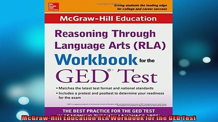 READ book  McGrawHill Education RLA Workbook for the GED Test  FREE BOOOK ONLINE