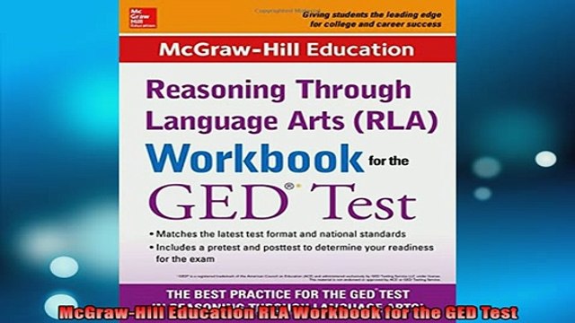 READ book McGrawHill Education RLA Workbook for the GED Test FREE BOOOK ONLINE