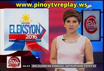 24 Oras WEEKEND    April16, 2016 Part 3 - Philippines Dramas