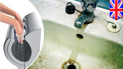 High-powered hand dryers spread 1,300 times more germs than paper towels